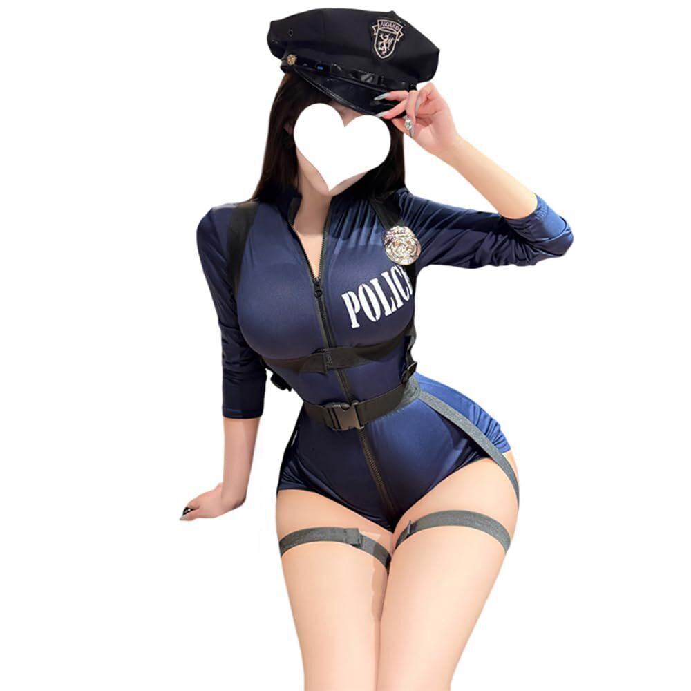 1347 sexy police outfit lingerie Cosplay costume Cop officer Policewoman